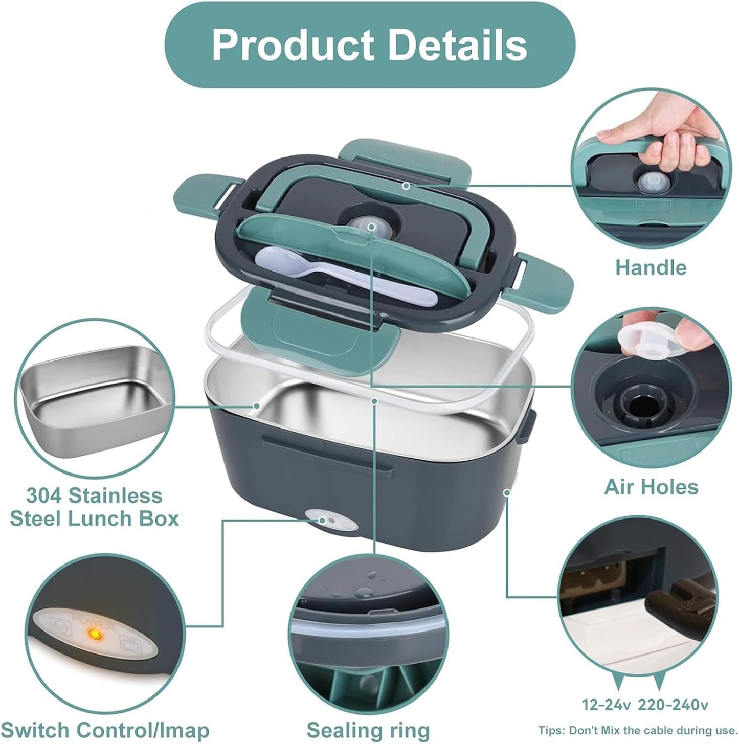 LunchPlug™ Portable Electric Heater
